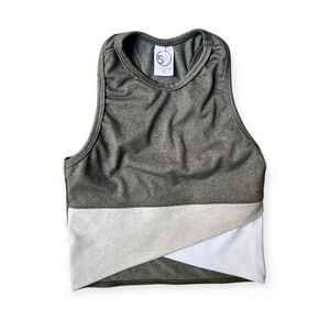 5 Dancewear Youth Large YL Athletic Crop Top Tank Gym Workout Fitness